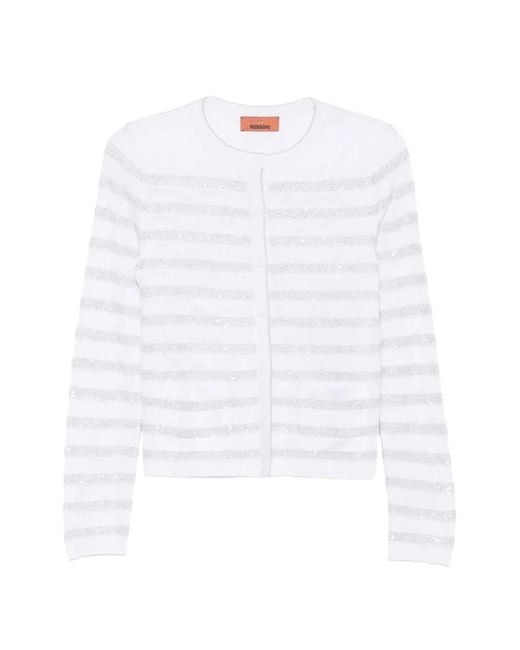 Missoni White Buttoned Cardigan