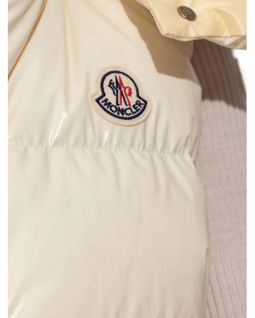 Moncler Natural Niverolle Hooded Puffer Gilet