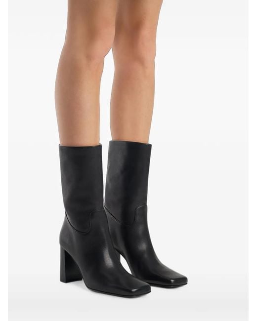 Khaite Black Petra Ankle Boots