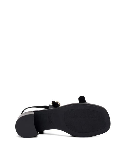 Frau Black Multi-Strap Sandals