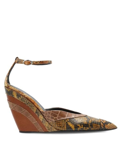 Sneakers Con Zeppa 110Mm di Marni in Brown