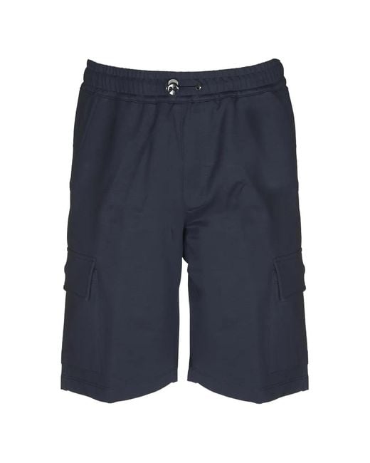 KIRED Blue Cargo Shorts for men
