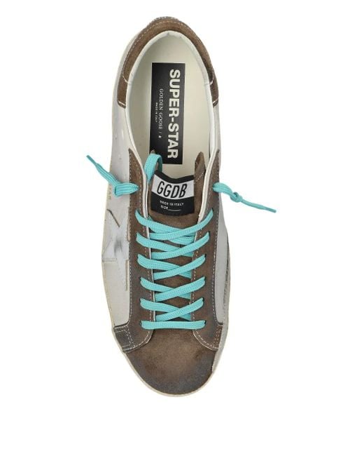 Golden Goose Deluxe Brand Multicolor "Super Star" Leather Upper Suede Toe Tongue And Heel Laminated Star Sneakers for men
