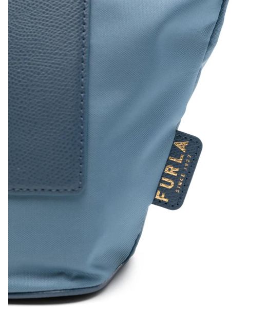 Borsa Tote Piuma Piccola di Furla in Blue