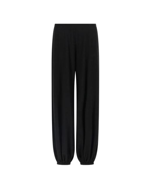 The Row Black Fiamma Elasticated Trousers