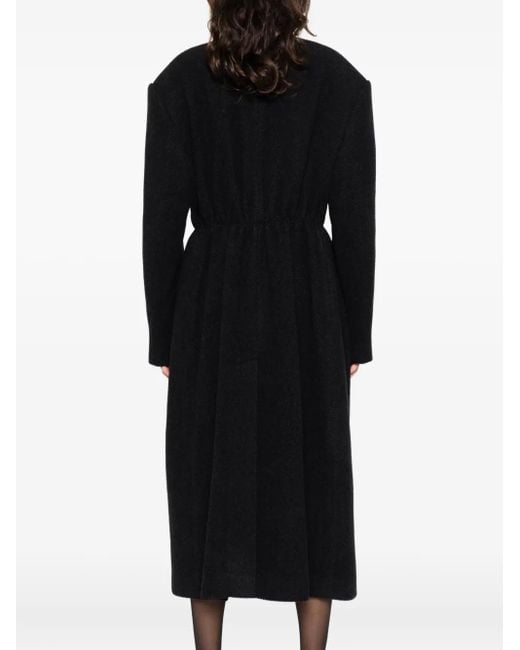 Alexander Wang Black Collarless Coat