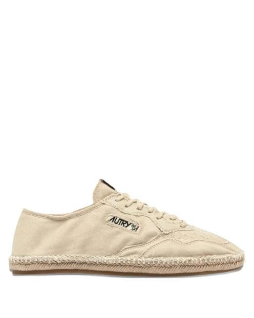 Autry White Canvas Jute Espadrilles for men