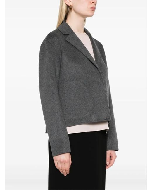 Theory Gray Cropped Jacket