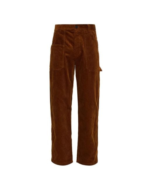 Isabel Marant Brown Ablov Straight-Leg Trousers for men
