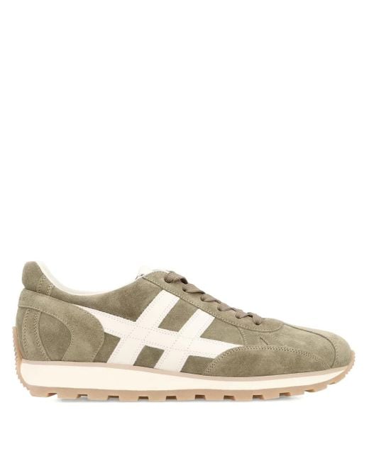 Hogan Green Suede Sneakers for men