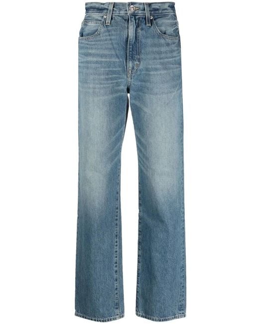 SLVRLAKE Denim Blue London Straight-Leg Jeans