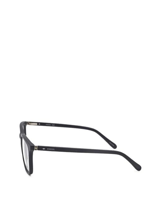 Fossil White Square-Frame Glasses for men