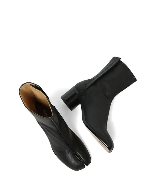 Maison Margiela Black Tabi Ankle Boots for men