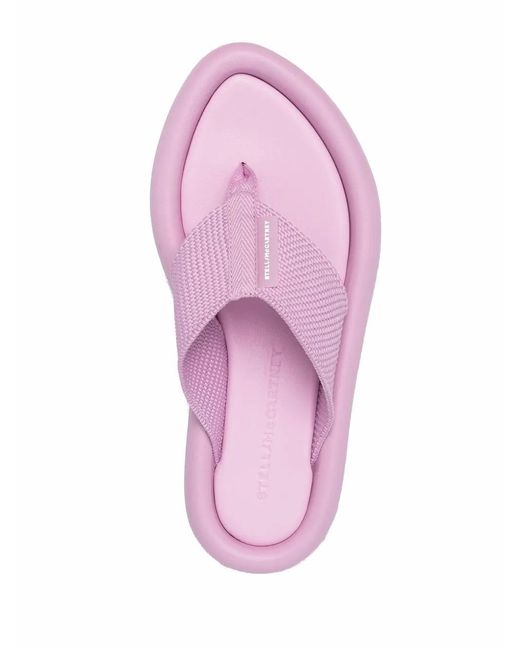 Stella McCartney Pink 'Air' Platform Flip Flops