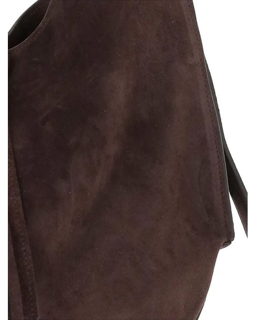 RADICA STUDIO Brown Sunset Leather Shoulder Bag