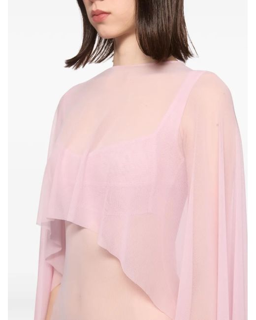 Atu Body Couture Pink Cape À Volants