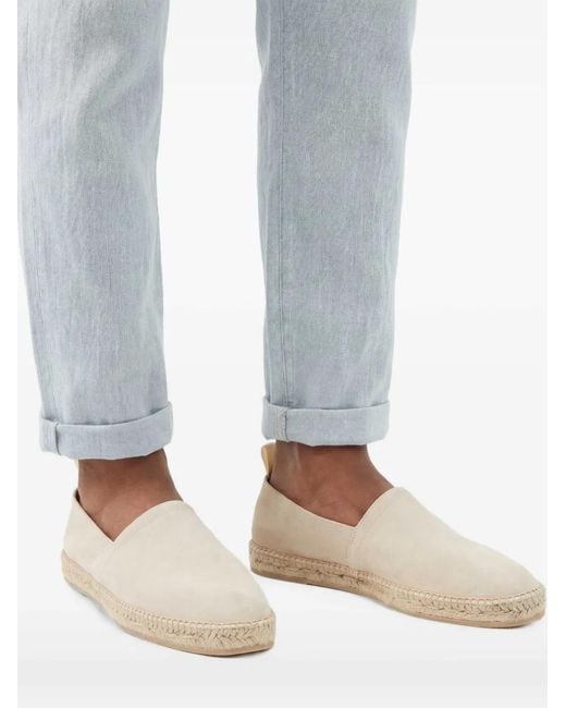 Scarosso Natural Pablo Suede Espadrilles for men