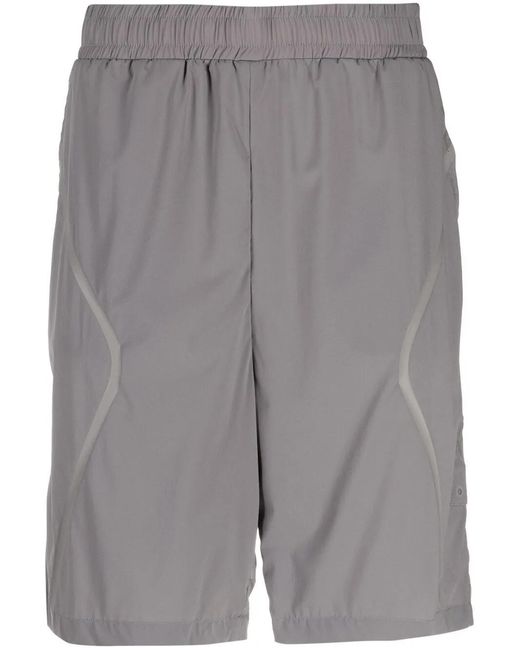 A_COLD_WALL* Gray Tape-Detail Track Shorts for men