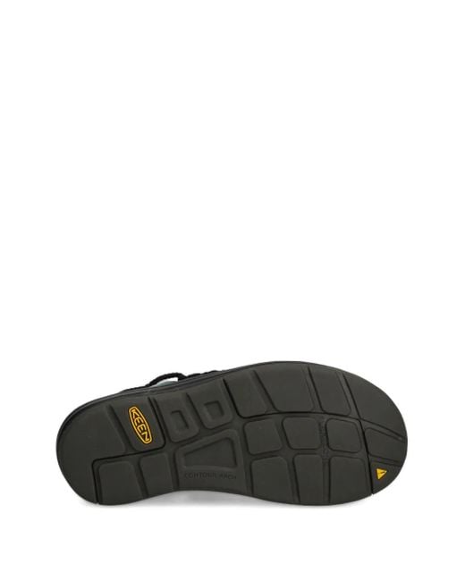 Keen Black Uneek Woven Drawstring Sandals