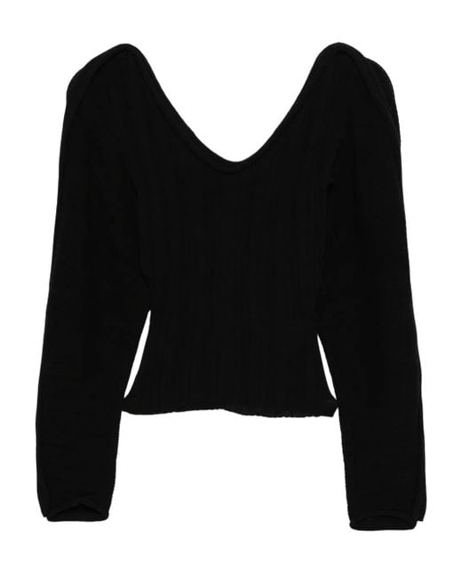 Séfr Anguilles プルオーバー Black