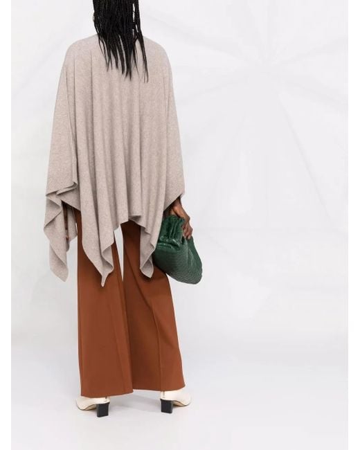 Pull-Poncho En Cachemire Mélangé Allude en coloris Natural