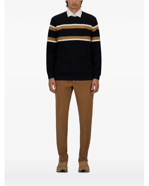 Sweat À Rayures Herno pour homme en coloris Black