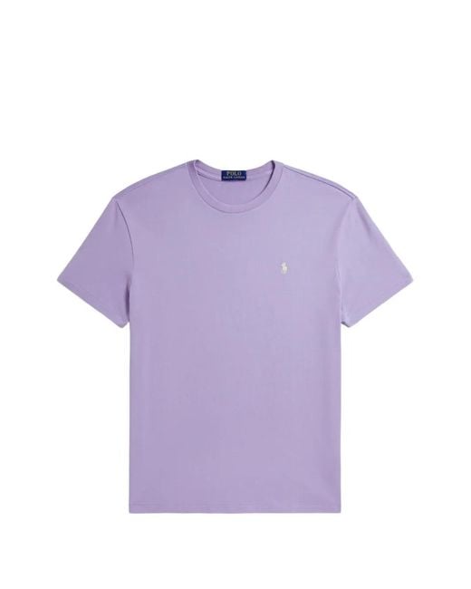 Polo Ralph Lauren Purple Pony Embroidered T-Shirt for men