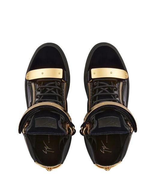 Giuseppe Zanotti Black Coby High-Top Sneakers