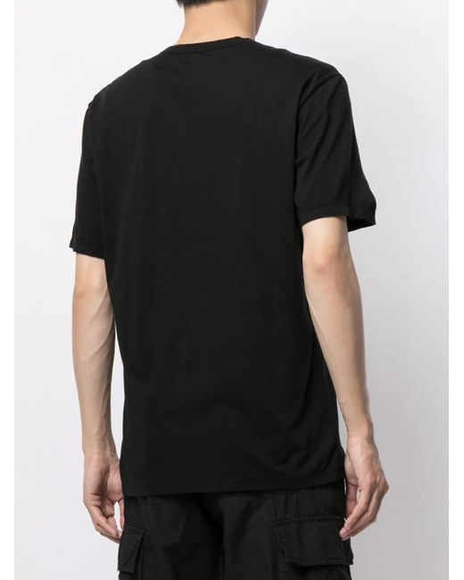 James Perse Black Luxe Lotus Jersey T-Shirt for men