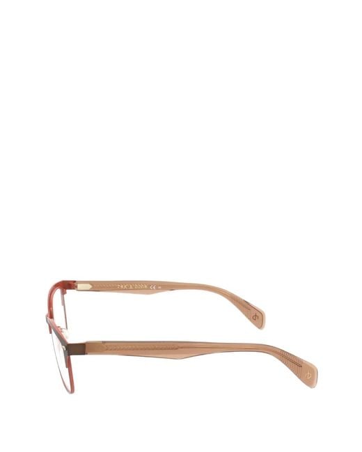 Rag & Bone Natural Nose-Pads Glasses