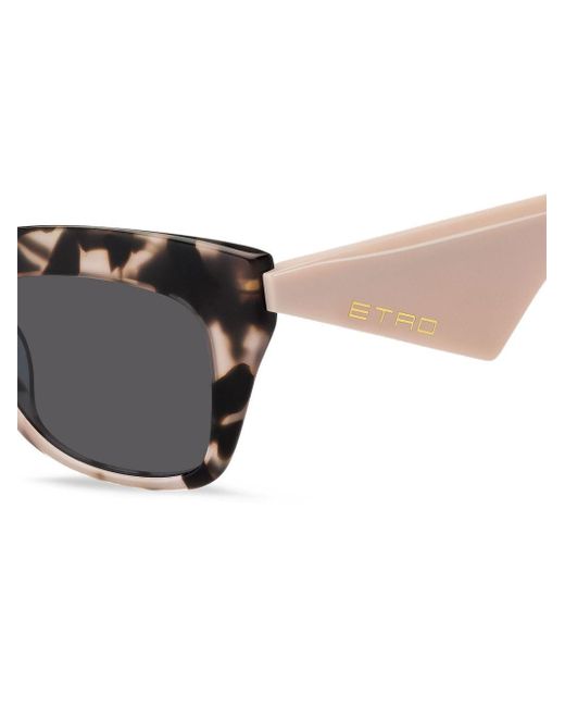 Etro Brown Tailoring Cat-eye Sunglasses