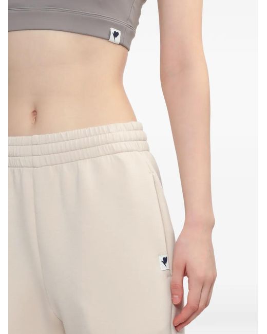 A Bathing Ape White Apee Logo Elasticated Trousers