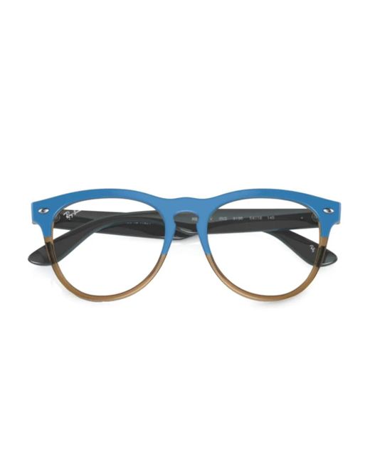 Ray-Ban ラウンド眼鏡フレーム Blue