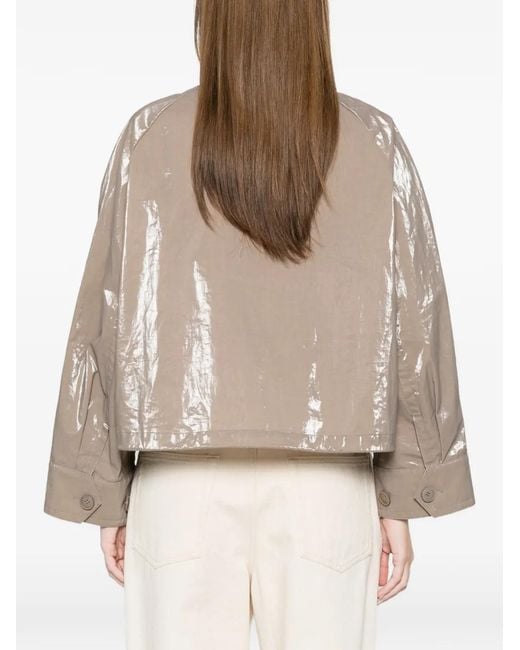 DUNO Natural Button Flap-Pocket Jacket