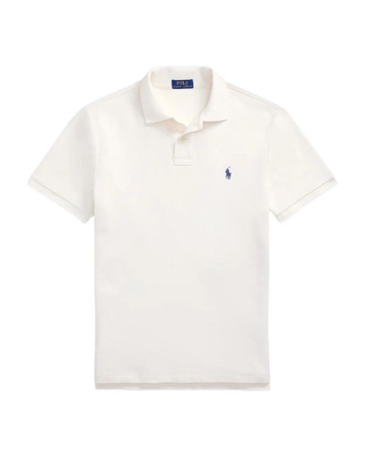 Polo Con Motivo Polo Pony di Polo Ralph Lauren in White da Uomo