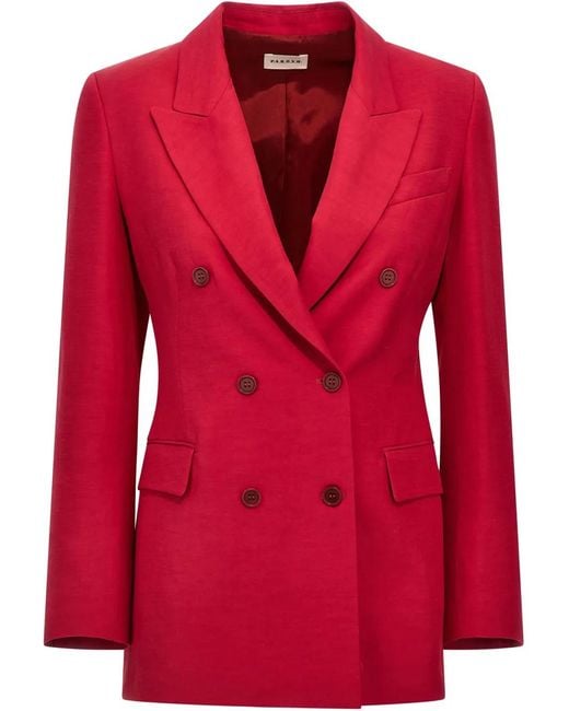 P.A.R.O.S.H. Raisa Blazer in het Red