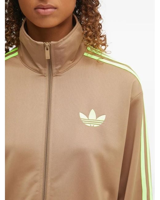 Adidas Brown Firebird Adicolor Track Jacket