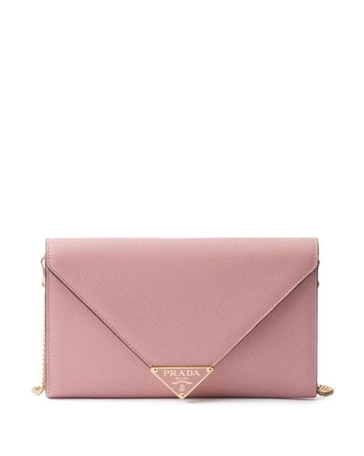 Prada Pink Saffiano Leather Mini Bag