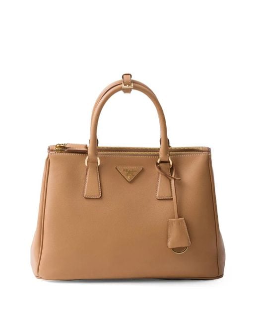 Prada Natural Large Galleria Tote Bag