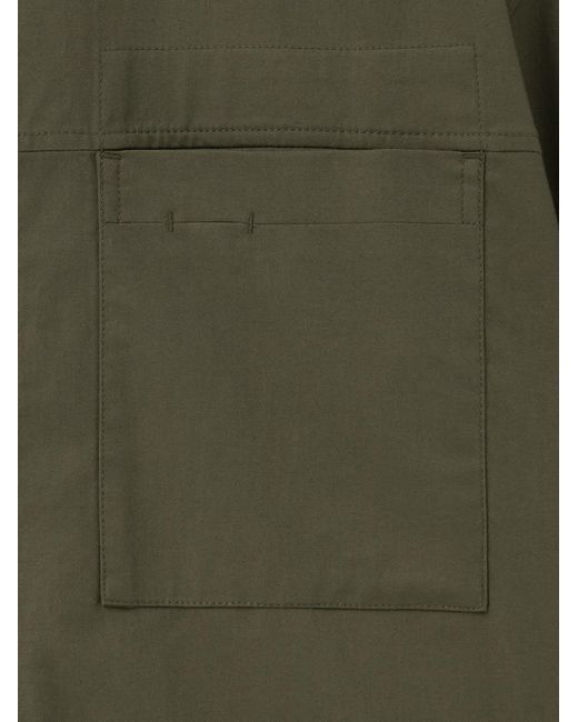 Wooyoungmi Green Patch-Pockets Shirt for men
