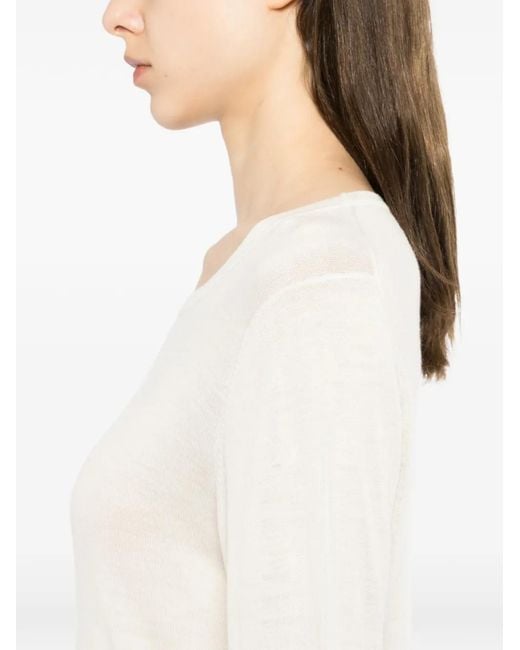 Care By Me White Flow Blouse