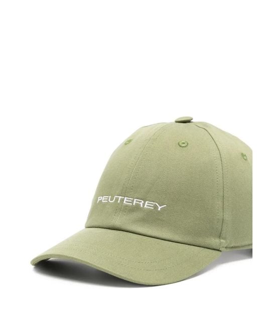 Peuterey Green Logo Baseball Hat for men