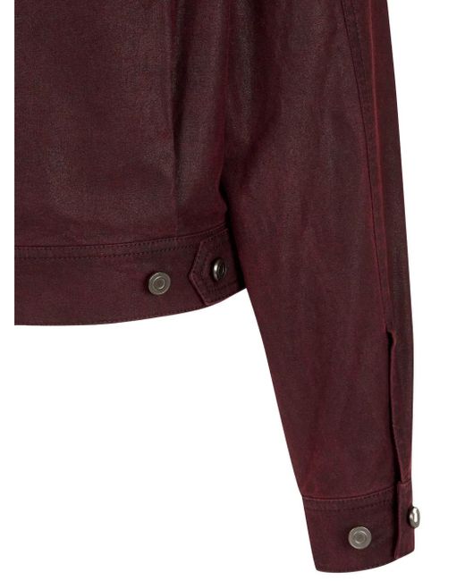 Coated Dolman Sleeve Jacket - Studio R330 | Shop Now