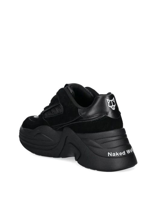 Naked Wolfe Black Temple Sneakers