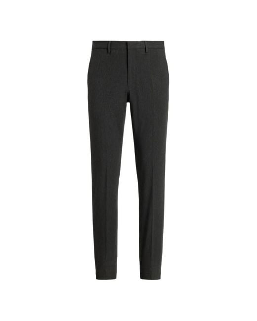 Polo Ralph Lauren Black Pressed-Crease Trousers for men