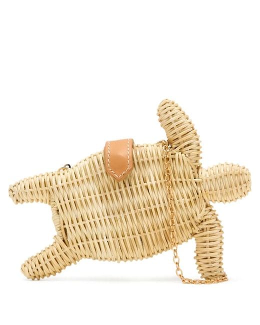 Poolside Metallic Tortoise Clutch Bag