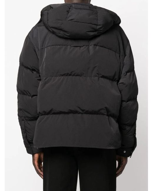 Chaqueta La Doudoune Chemise Jacquemus de hombre de color Black