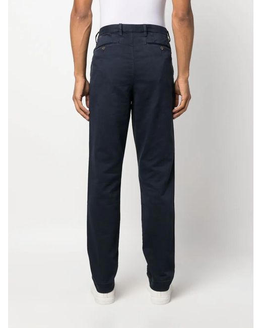 Polo Ralph Lauren Blue Straight-Leg Cotton Chino Trousers for men
