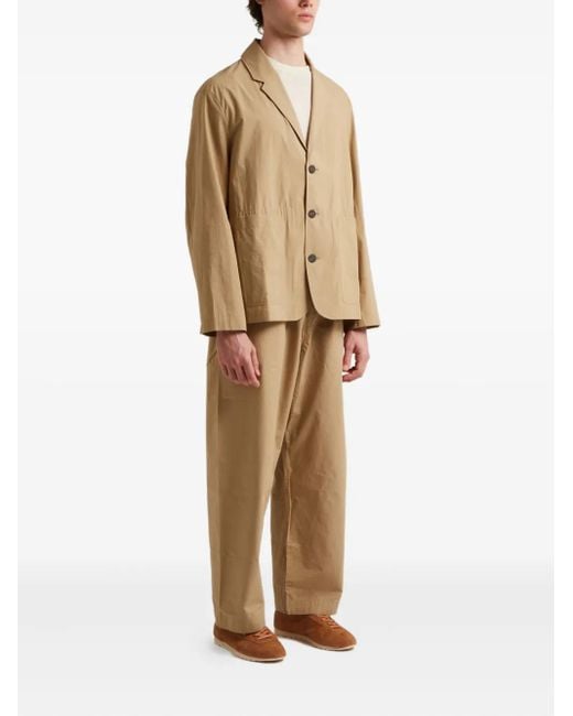 Studio Nicholson Natural Three-Button Patch-Pocket Jacket for men