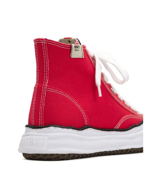 Maison Mihara Yasuhiro Red Peterson High Original Sole Sneakers